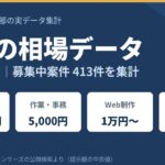 【毎月更新】副業の相場データ｜クラウドソーシング募集中案件413件の集計（2026年8月）