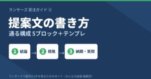 ランサーズの提案文の書き方｜通る構成とテンプレ（8割の案件に提案済みの中で勝つ）