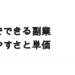 在宅でできる副業の難易度｜始めやすさと単価は逆になりやすい